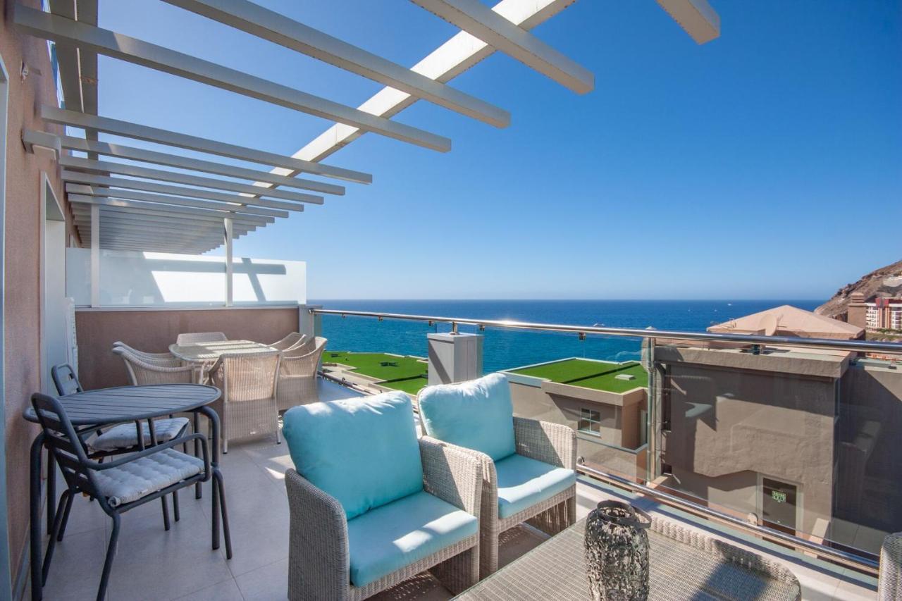 Apartament Luxury Penthouse, Panoramic Sea View Mogán Zewnętrze zdjęcie